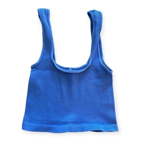 Free People FP Movement Happiness Runs Square Crop African Violet XS/S - Picture 4 of 8